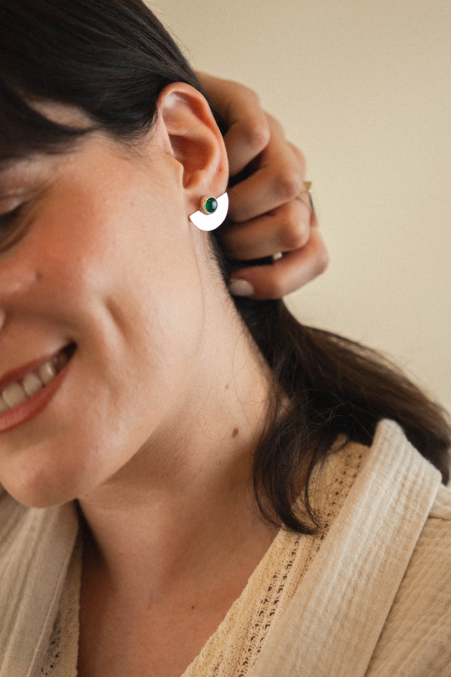 Half Moon Earrings