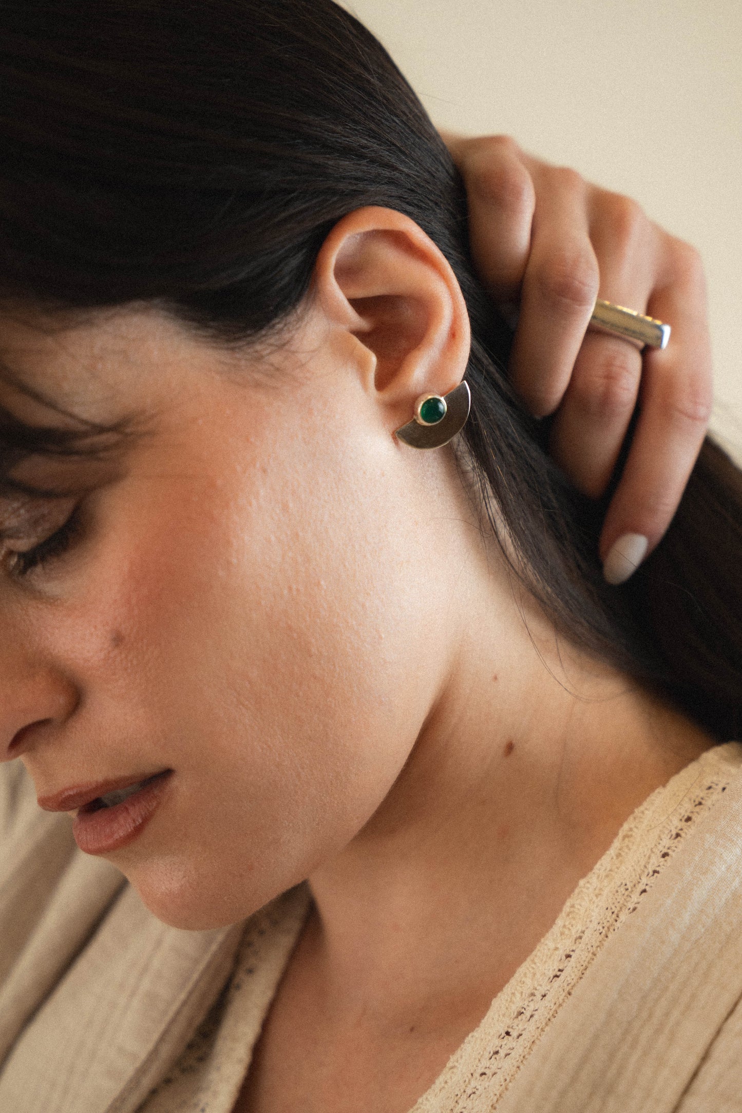 Half Moon Earrings