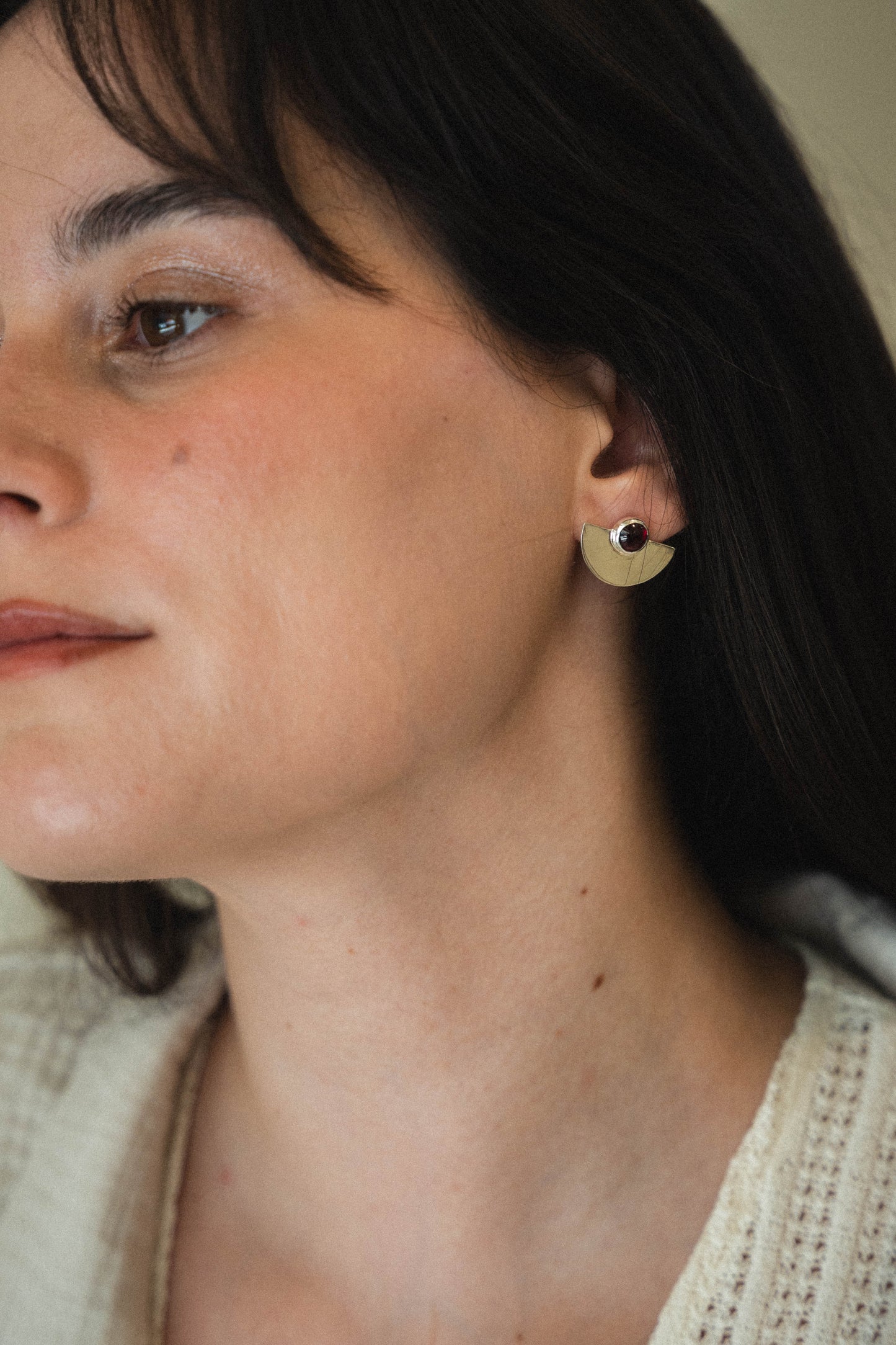 Half Moon Earrings