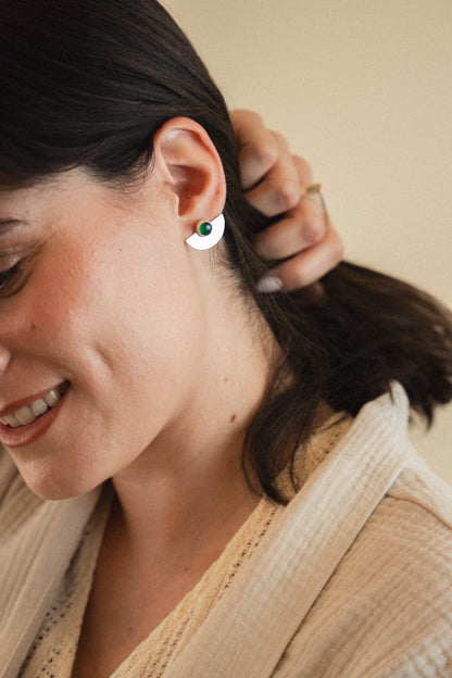 Half Moon Earrings
