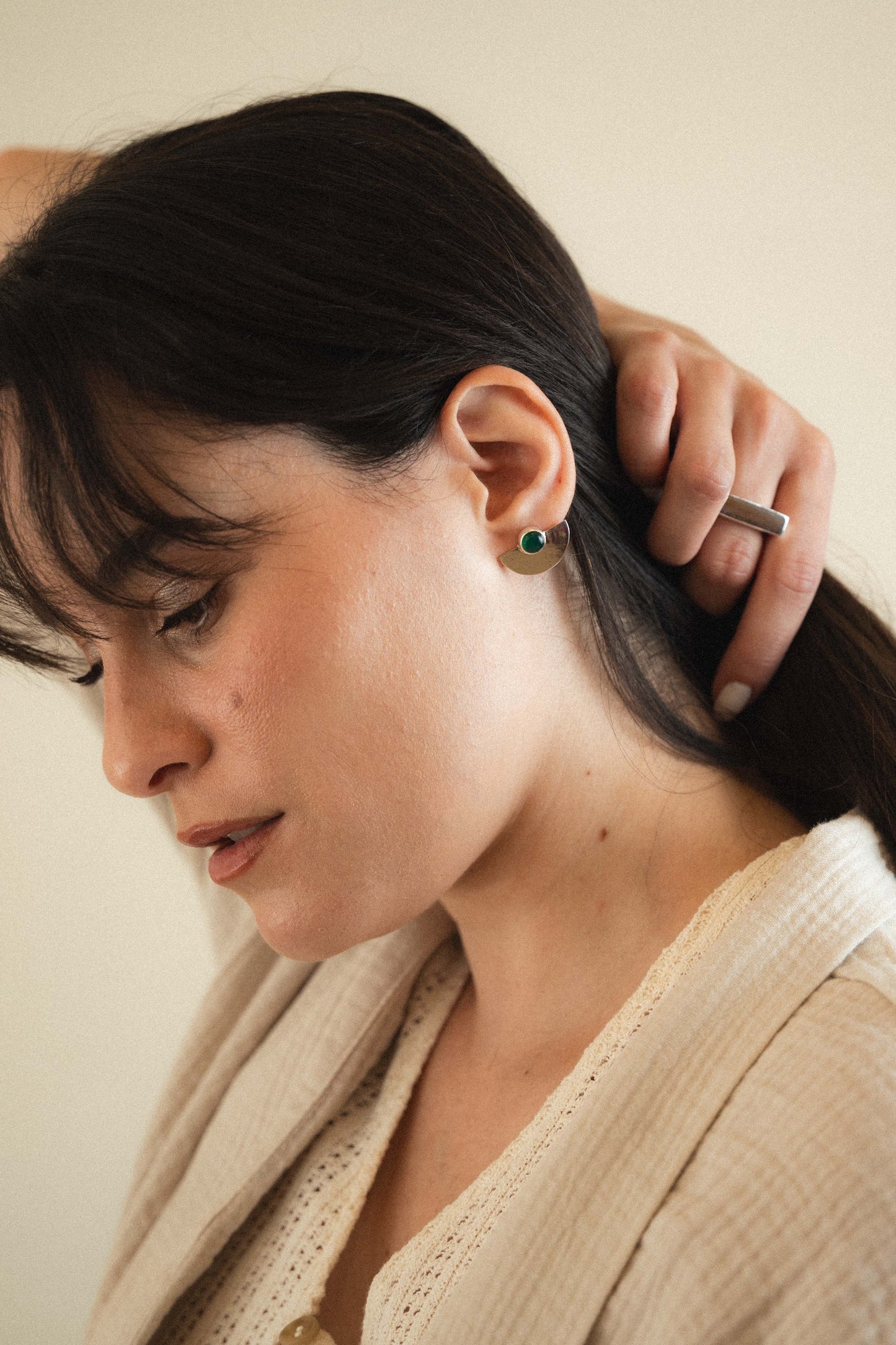 Half Moon Earrings