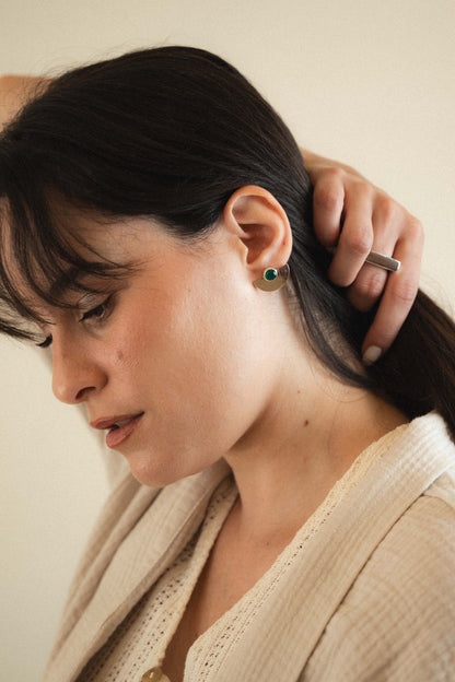 Half Moon Earrings