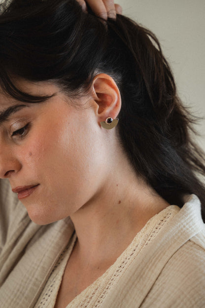 Half Moon Earrings