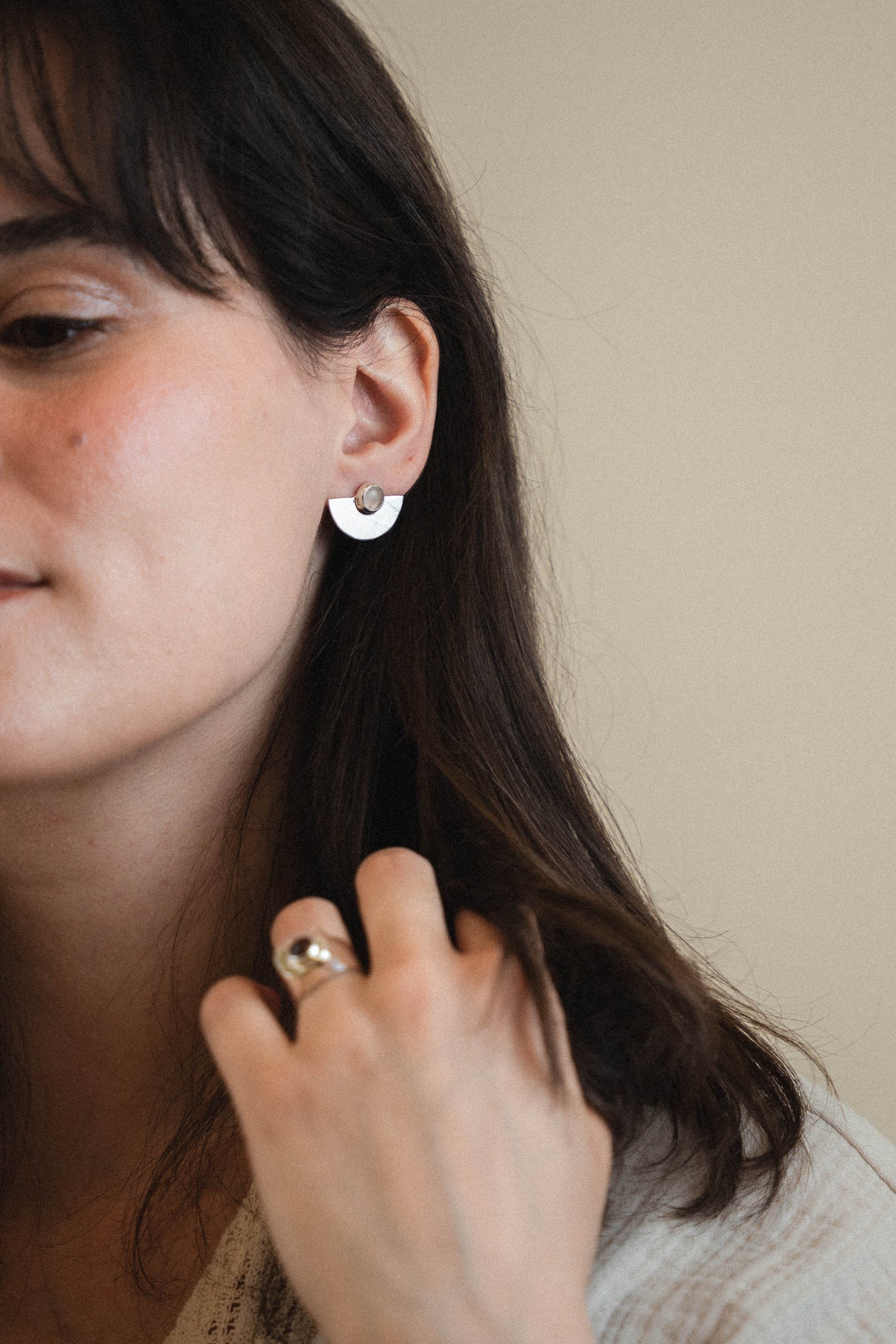 Half Moon Earrings