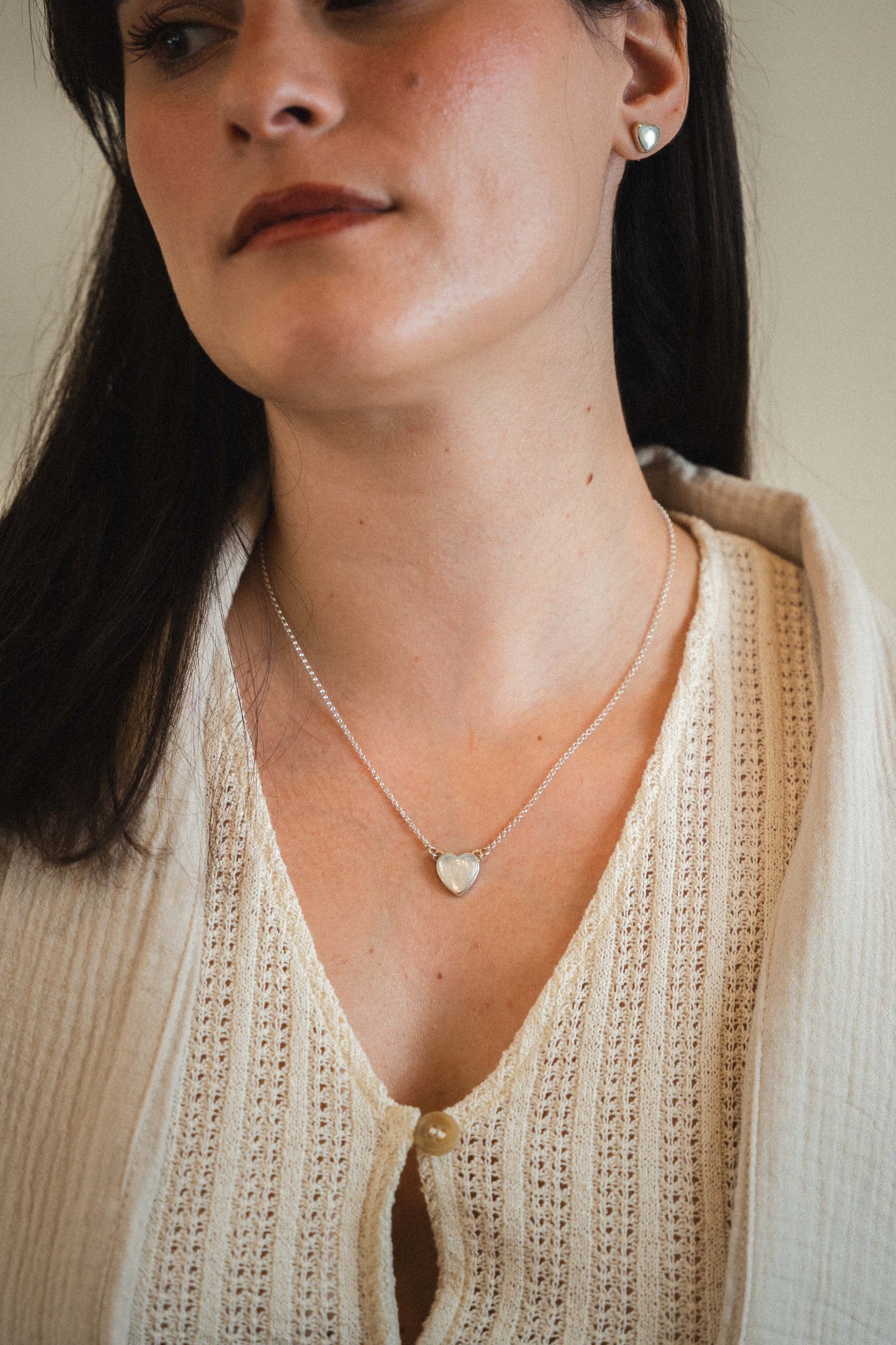 Pearl Heart Necklace