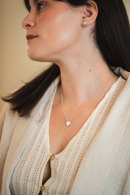 Pearl Heart Necklace