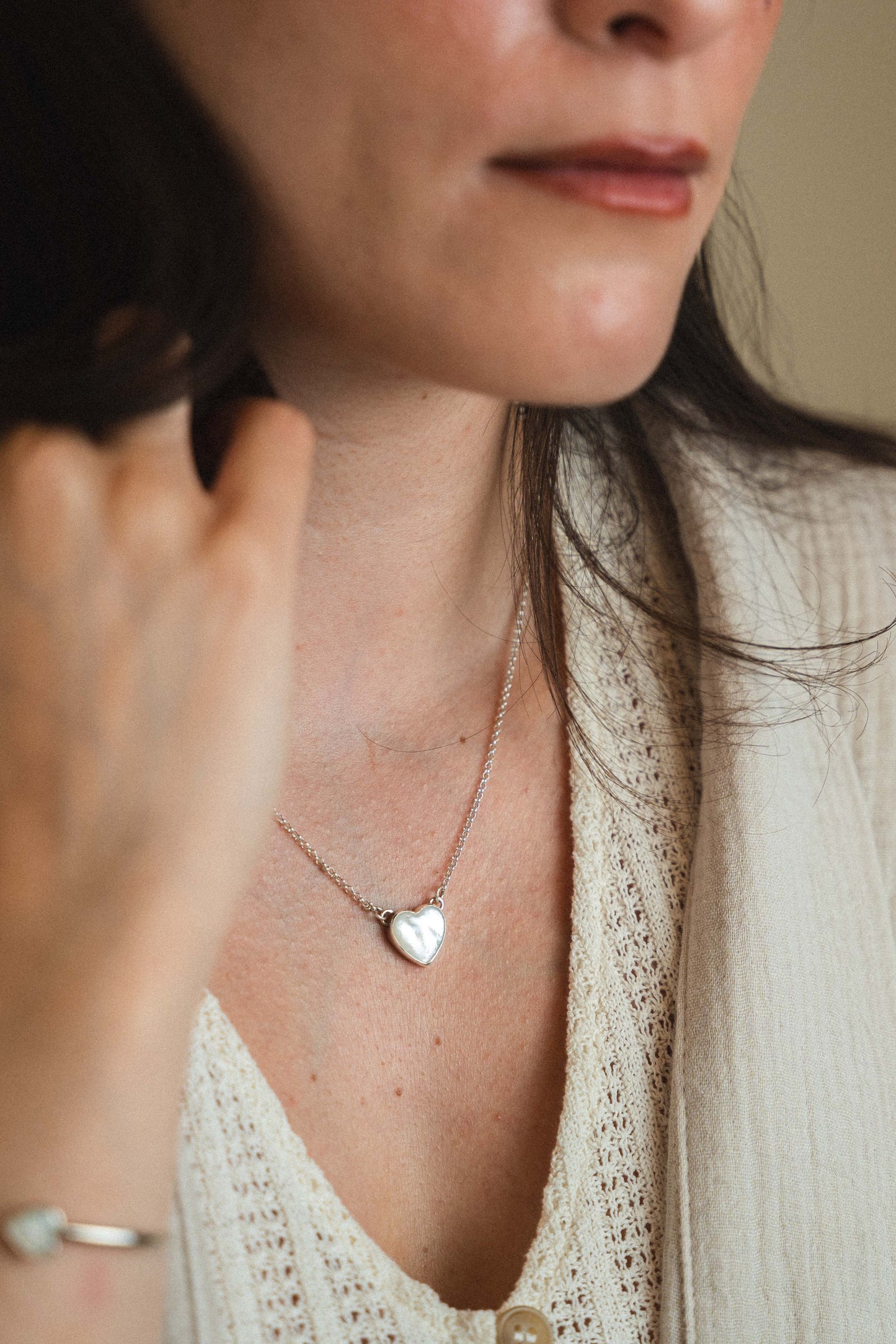 Pearl Heart Necklace